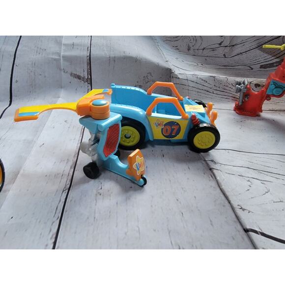 Vlad & Niki Crazy Fun Vehicle Dunebuggy Racer Helicopter Fire Truck Digger Toys - Picture 3 of 10